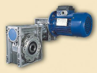 Мощности подключаемых к червячным мотор-редукторам DRV электродвигателей 0,06 - 0,09 кВт